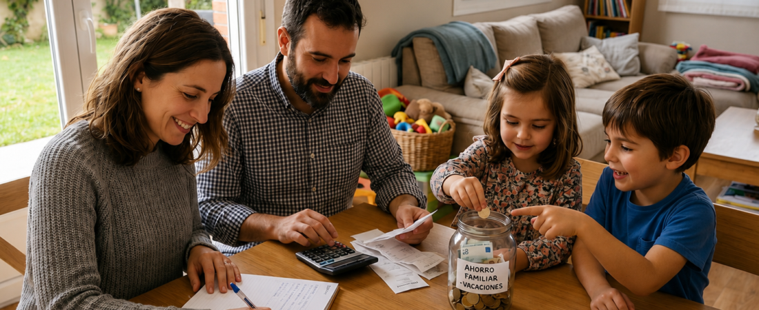 Ahorro familiar: trucos para hogares con niños