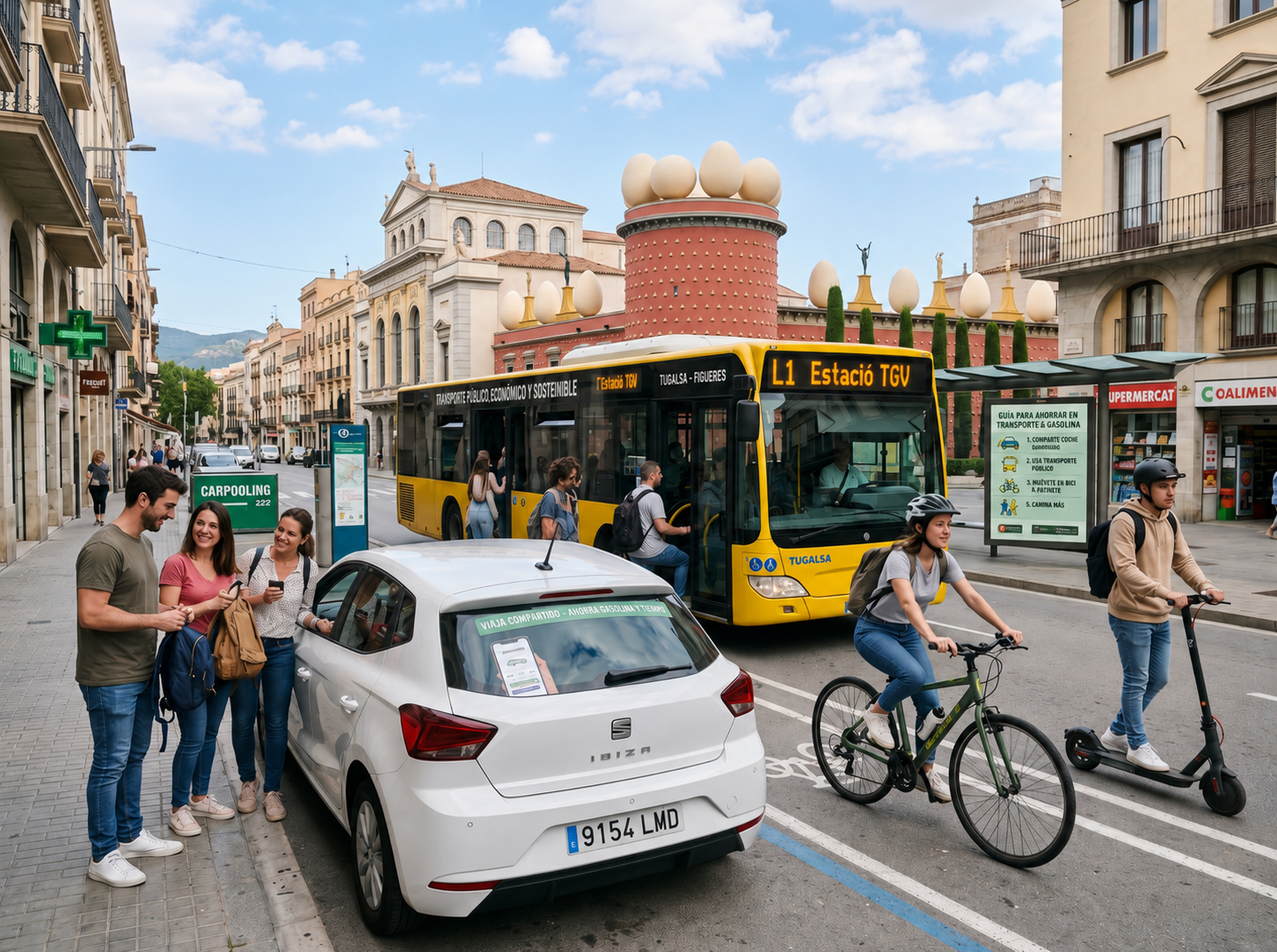 Ahorrar en gasolina y transporte en España