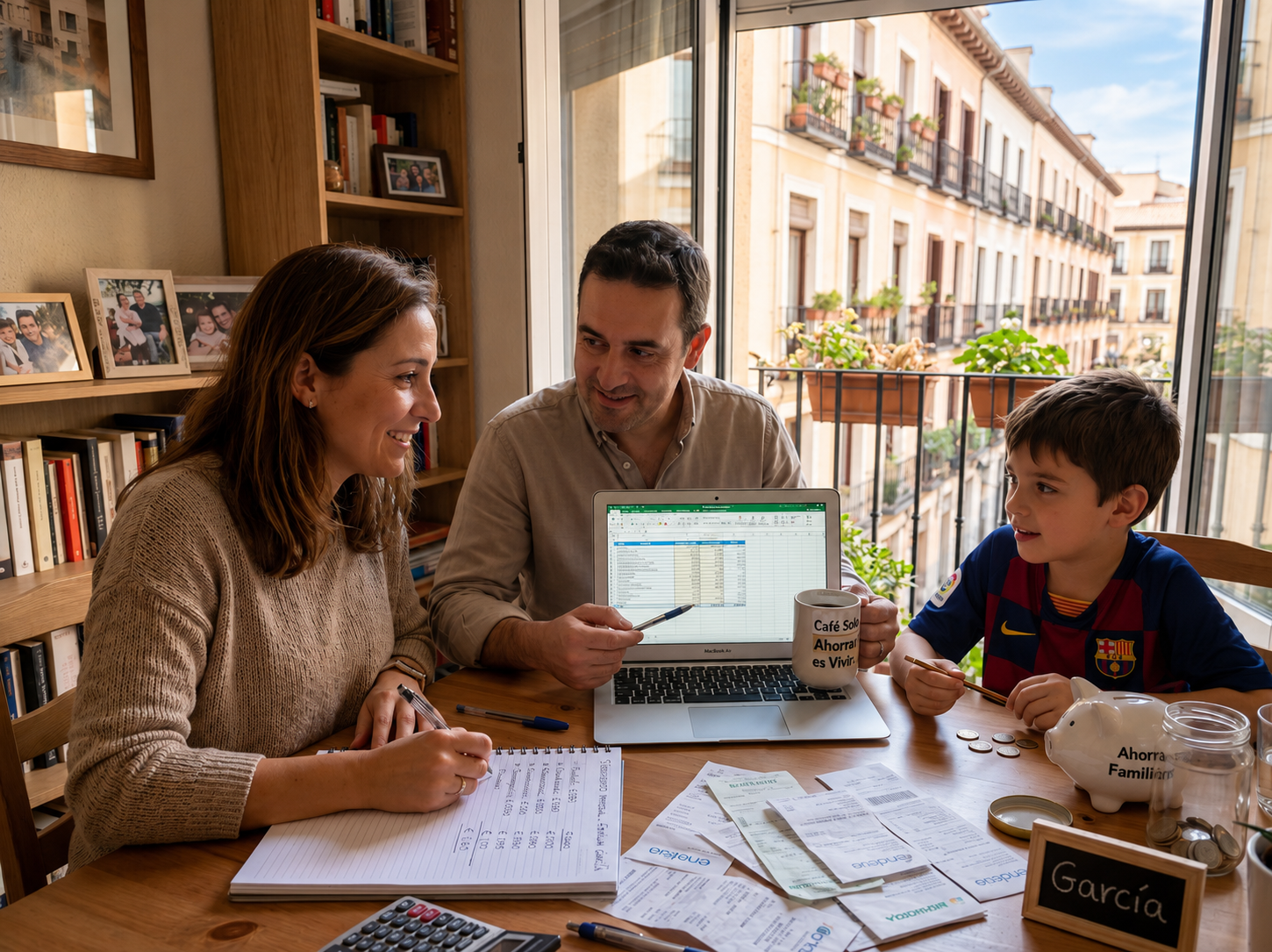 Cómo crear un presupuesto mensual realista para una familia en España